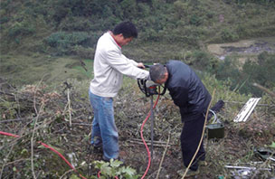 南方某特高压输电线路塔基勘测